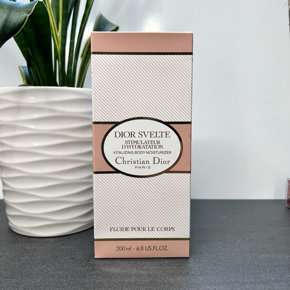NEW Christian Dior‎ Svelte Vitalizing Body Moisturizer 6.8 oz FULL Size
